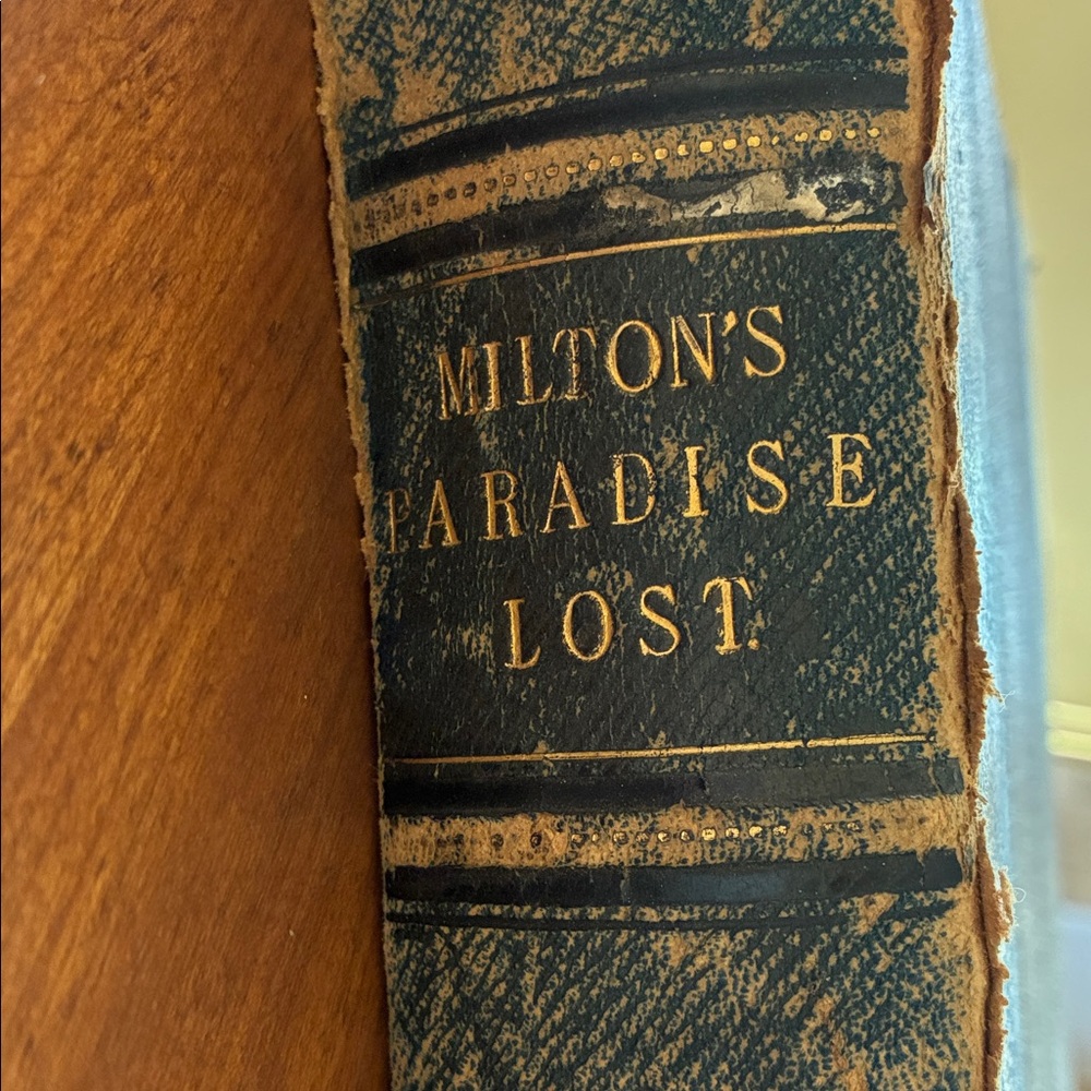 Antique Large Folio edition of Milton’s Paradise Lost Book